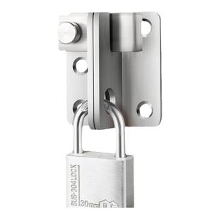 不锈钢插销免打孔粘贴式推拉门厕所门扣门锁门栓卡扣固定房门锁扣