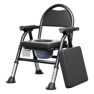 老人坐便器坐便椅家用可移动马桶孕妇老年人卧室用结实便携可折叠