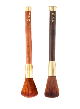 实木柄寺庙佛像缝隙刷佛尘扫软毛
