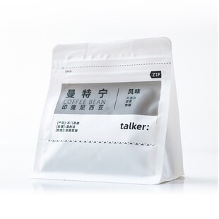 TALKER脱壳咖啡印尼苏门答腊曼特宁精品手冲咖啡豆新鲜烘焙100g