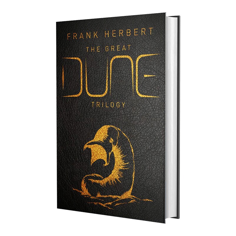 沙丘 三部曲精装套装 英文原版 The Great Dune Trilogy 甜茶海王张震同名电影科幻小说 当代科幻史诗原著推荐书 进口英语书籍