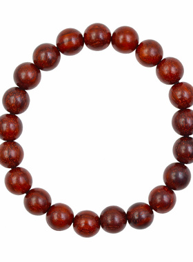 血檀木男女款饰品单圈佛珠手链