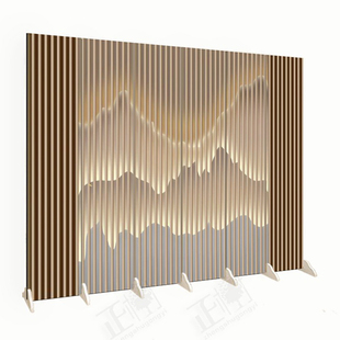 屏风隔断办公室客厅墙中式卧室遮挡酒店轻奢简约现代折叠移动家用