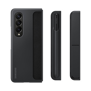 适用于三星W23心系天下5G原装手机壳ZFold4支架带笔槽心系天下高档原厂SPen全新手机壳防摔保护套