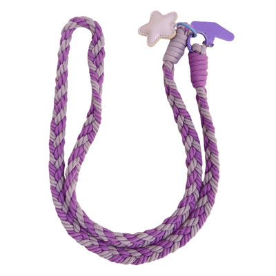 韩系ins少女心细闪五角星手机链饰品户外结实耐用多功能编织绳斜跨长绳通用ccd相机便携侧肩背带挂脖防丢挂绳