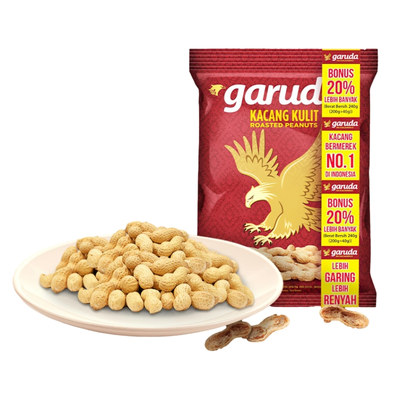 Garuda嘉鲁达飞鹰牌带壳原味花生