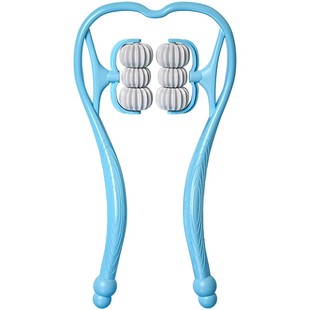 颈椎按摩器脖子肩颈按摩神器手动颈背腰部多功能揉捏夹疏通仪家用