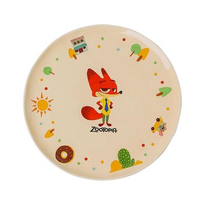 疯狂动物城陶瓷餐具奶油色饭碗