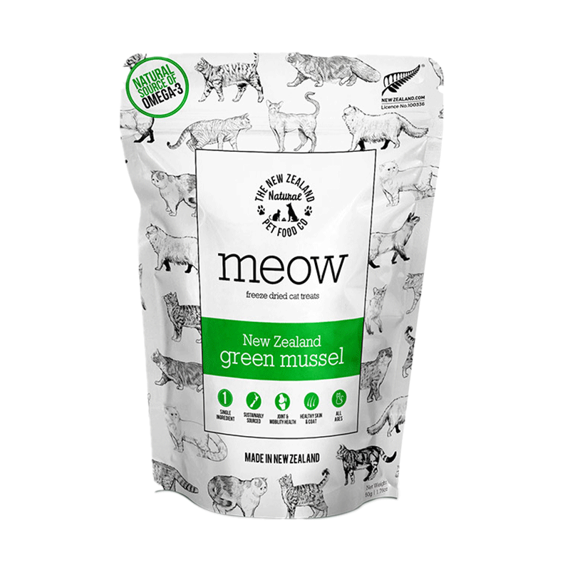 Meow猫咪零食冻干绿唇贻贝