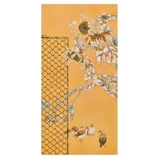 收藏推荐鲁迅美院国画名家纯手绘工笔花鸟画原创参展作品字画真迹