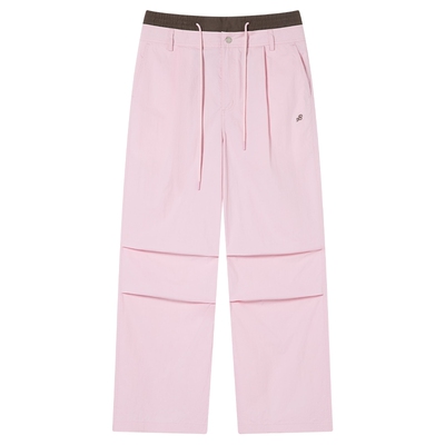 BEASTER撞色双腰头设计休闲裤