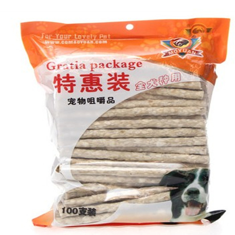 茂源天然蔬菜棒100支装宠物狗狗零食磨牙棒除臭洁齿骨奶棒咬胶