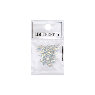 2025新款亚克力蛋白色平底异形钻混装超闪美甲钻小号指甲装饰品