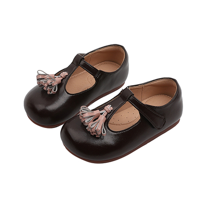 女童皮鞋2026春秋新款玛丽珍豆豆鞋英伦风女孩演出单鞋复古儿童鞋