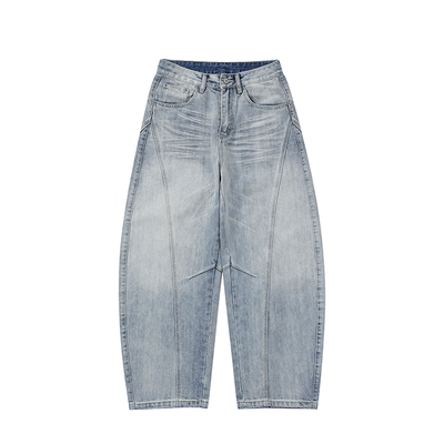 FCP美式街头滑板水洗弯刀牛仔裤