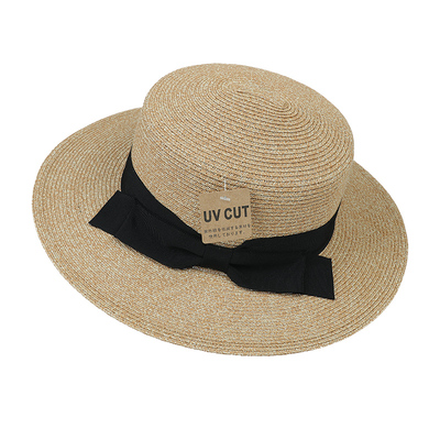 日系uv紫外线平沿小礼帽优雅女