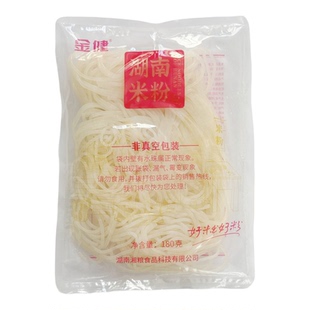 湖南常德米粉金健半干米粉免泡方便速食早餐鲜湿米粉圆粉牛肉米粉