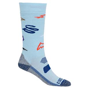 Burton伯顿儿童青少年成人男士滑雪袜女士高筒保暖加厚美利奴羊毛