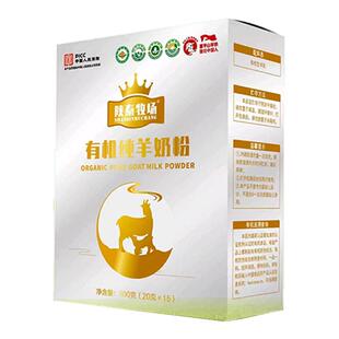 陕秦牧场有机纯羊奶粉陕西富平原生高钙高蛋白中老年全脂独立包装