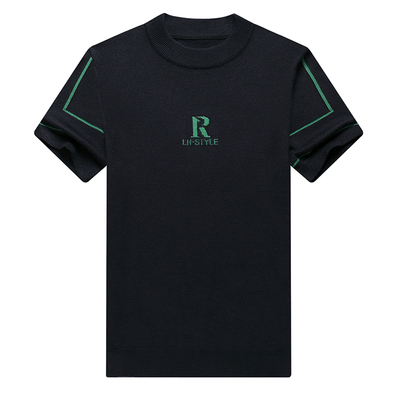 男士羊毛衫宽松版圆领