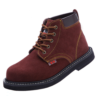 雷固轮胎底劳保鞋男四季高帮透气防砸防刺穿耐高温钢包头工作老保