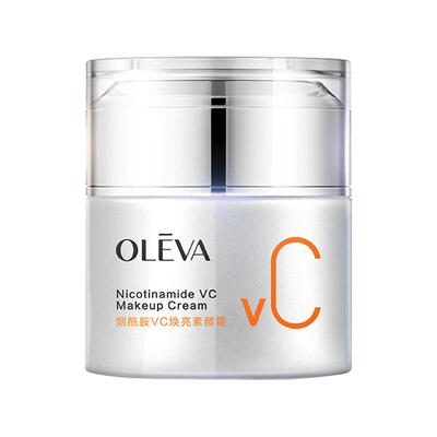 Oleva/奥洛菲烟酰胺VC焕亮素颜霜50g保湿抗皱舒缓紧致美容修颜女