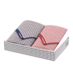 棉田纯棉枕巾一对装全棉高端家用四季加大加厚礼盒老式纱布枕头巾