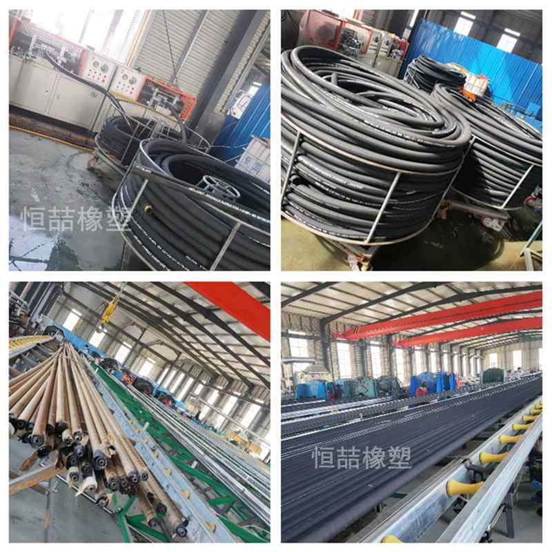 新款直销高压油管钢丝编织橡胶水管风管工程机械挖掘机高压胶管