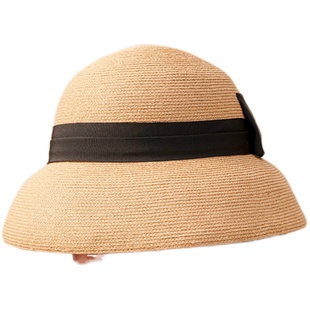 Banana moon法式复古渔夫帽夏季遮阳出游携带草帽显脸销防晒帽子