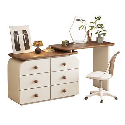 全实木梳妆台收纳柜一体2025新款