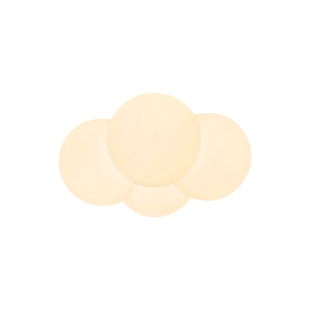 北欧柔光温馨主卧室吸顶灯简约日式侘寂风泡泡灯饰小客厅茶室灯具