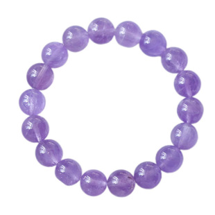 天然巴西进口薰衣草紫晶手串唯美紫水晶单圈手链男女水晶时尚饰品