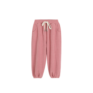 布丁哈鲁女童长裤2026春秋季新款儿童休闲洋气卫裤宝宝秋装裤子