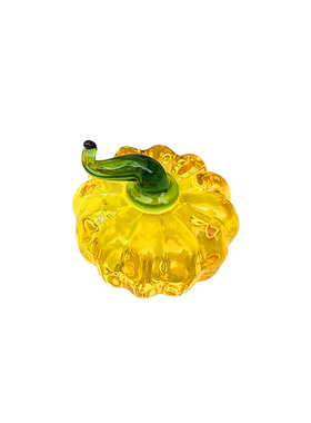 柿柿如意摆件淄博琉璃柿子南瓜办公室客厅卧室装饰品中国风工艺品