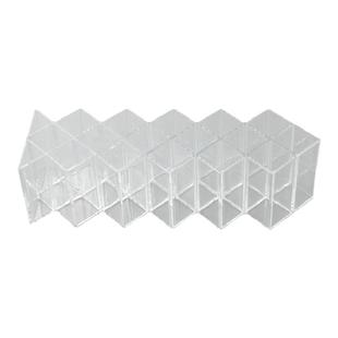 口红收纳盒桌面化妆品防尘梳妆台置物架亚克力多格唇釉架子大容量