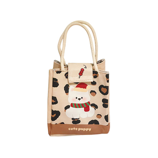 可爱便当包饭盒手提袋学生上班族带饭包便携式保温袋大容量野餐包