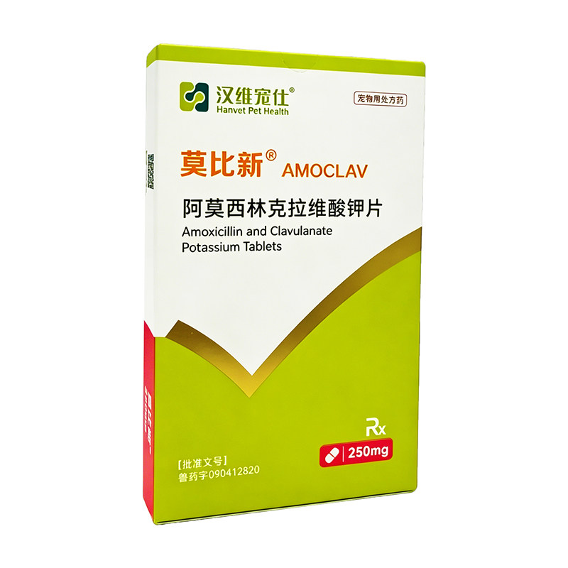 莫比新阿莫西林猫狗消炎药