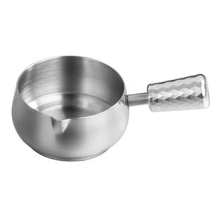 304不锈钢小奶盅牛奶壶浓缩咖啡量杯加奶杯迷你倒奶罐萃取盎司杯