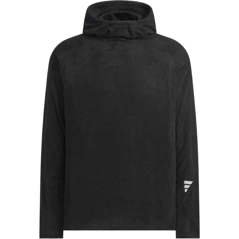 adidas阿迪达斯男子FOS运动休闲抓绒针织连帽套头衫卫衣KR0473