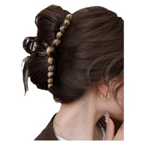 气质抓夹女2024新款高级感鲨鱼夹大号发量多后脑勺盘发发夹头饰