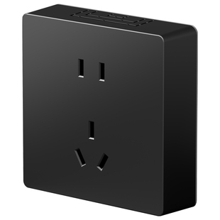 明装墙壁插座明线明盒一开五孔多孔家用超薄带开关面板十孔十五孔