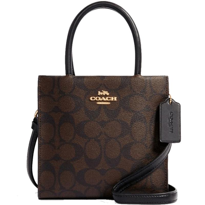 COACH/蔻馳官方 MINI CALLY琴譜包托特包單肩斜挎手提包 5693