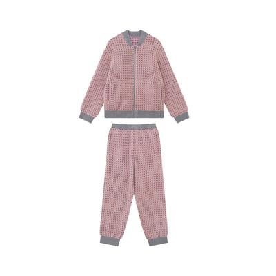 JNBYHOME女半边绒家居服套装