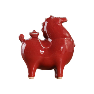 寻造钧瓷马年本命年桌面摆件窑变非遗工艺礼品吉祥生日新年礼物