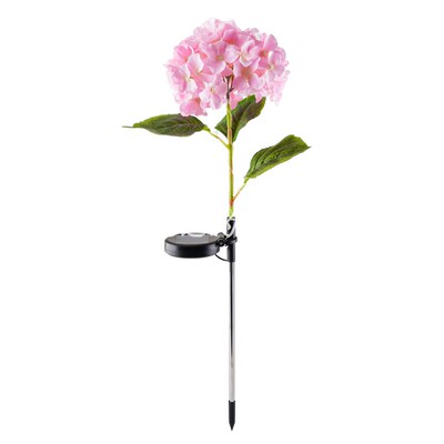 【加大20CM仿真绣球花】太阳能灯