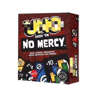 优诺纸牌绝不留情+6+10毫不留情桌游宿舍2-6人游戏益智友谊聚会休