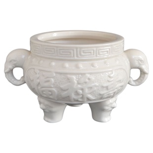 陶瓷佛堂佛具供佛上香香炉家用供奉祖先祠堂祭祀坟前户外供炉墓前