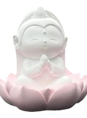 创意可爱佛系车载香薰香水摆件汽车中控台车内装饰品好物观音佛祖