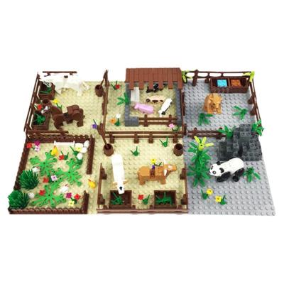 农场动物园积木拼装玩具