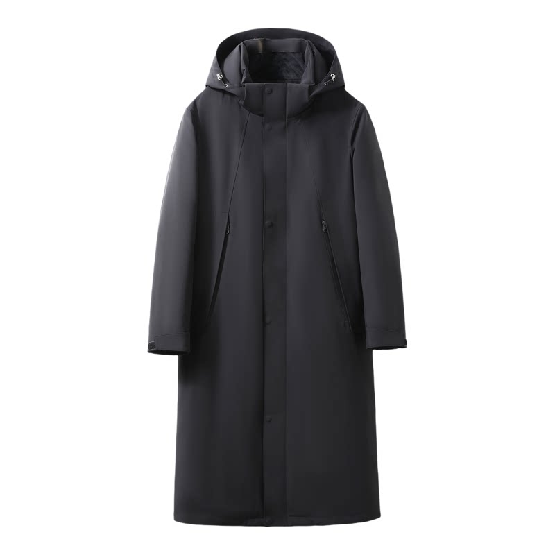 貂皮内胆派克服女长款冬季加厚鹅绒羽绒服可拆卸整貂貂毛男女同款